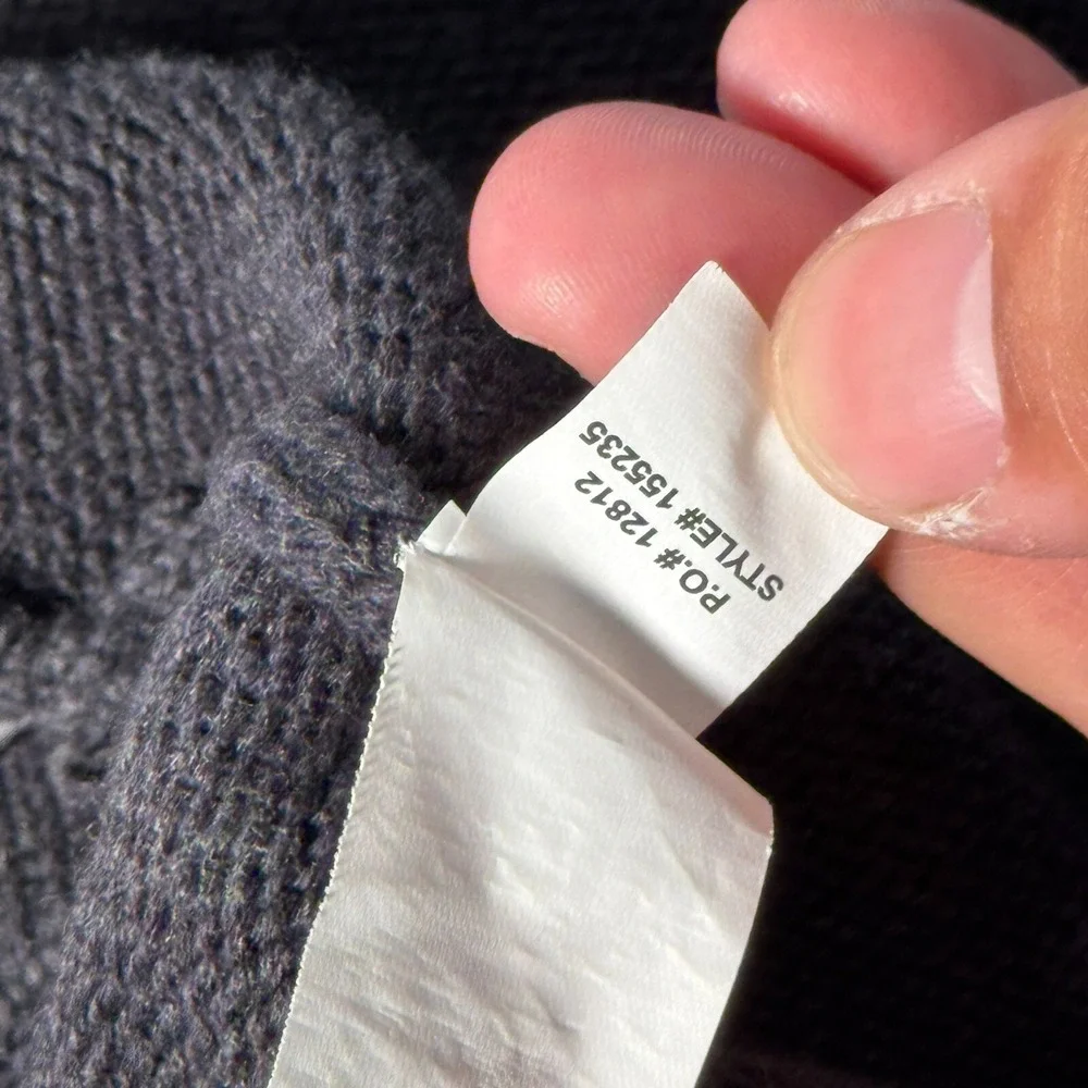 Carbon 2 Cobalt Quarter Zip Knit Sweater Mens Large Blue Pullover‎ Long Sleeve